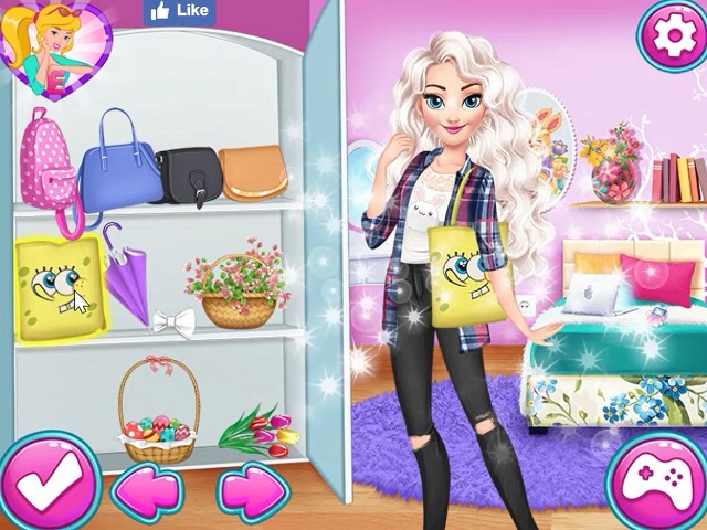 YEAR ROUND FASHIONISTA ELSA joc online  POMU Jocuri